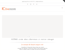 Tablet Screenshot of iconecoiffure.ca